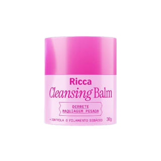 Ricca Cleansing Balm Bálsamo De Limpeza Facial 30g Ref 3832 em Oferta na Shopee