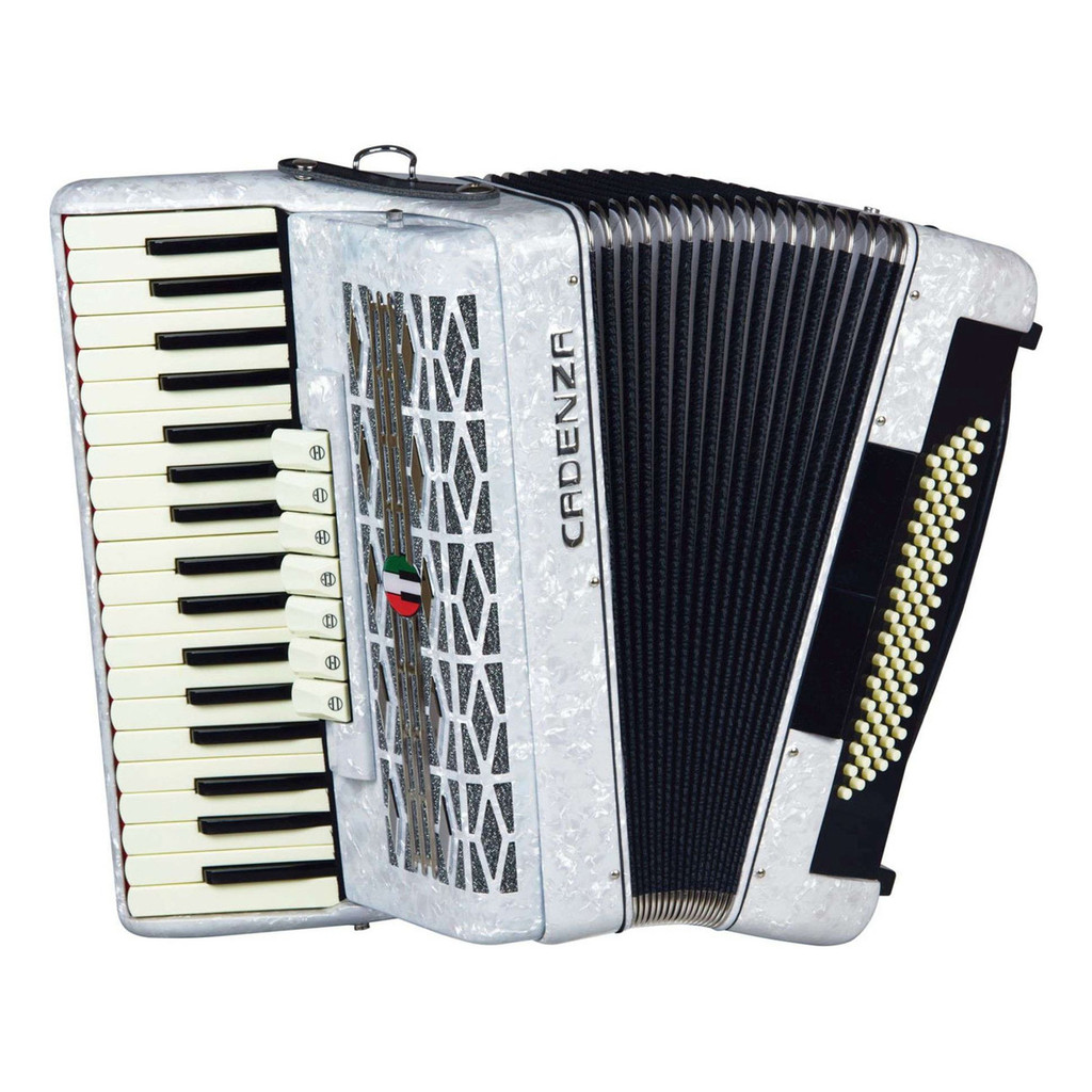 Acordeon Cadenza 80 Baixos Cd80/37 C/bag Branco