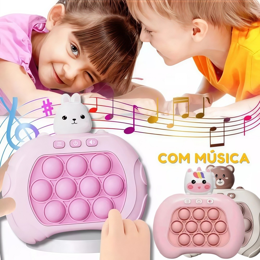 Jogo de empurrão rápido POP IT Anti Stress de Ansiedade Brinquedo Presente para Crianças e juventude dia das criangas em Oferta na Shopee