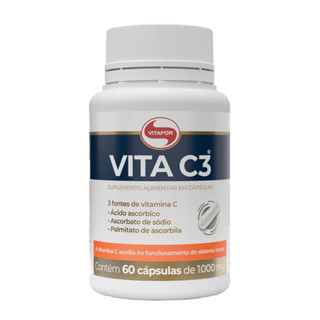 Vita C3 - Vitamina C 60 Capsulas - Vitafor em Oferta na Shopee