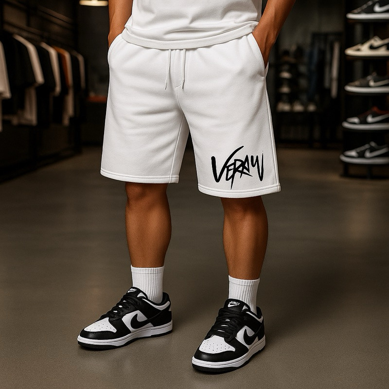Short Bermuda Moletom Musculação Algodão Streetwear Casual Treino Academia