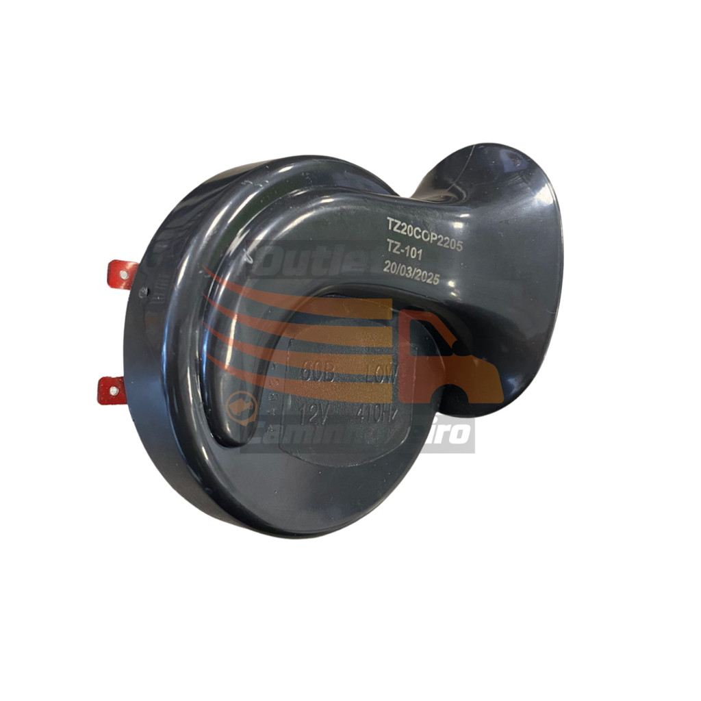 Kit de Buzinas Ar Caracol Vermelha Moto Carro Caminhão — foto 5