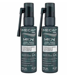 Kit 2 Imecap Hair Men Loção Tonica Antiqueda 100ml em Oferta na Shopee