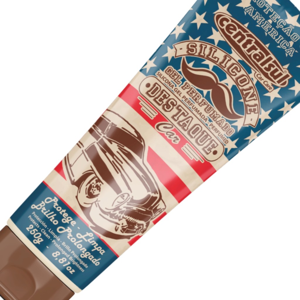 BISNAGA DE SILICONE GEL AMÉRICA CENTRALSUL 250G