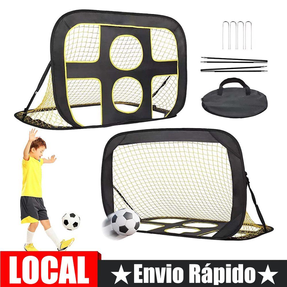 portas de futebol dobráveis e portáteis portas de futebol com duas balizas