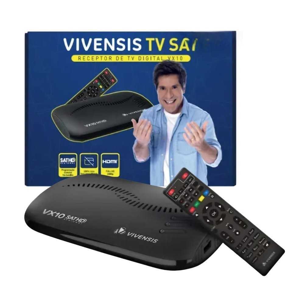 TV SAT Vivensis VX10 – Receptor Full HD Compatível com Banda KU