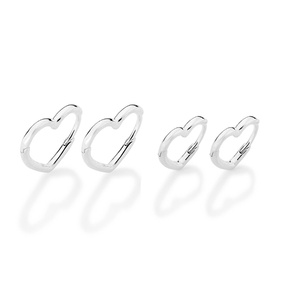 Kit Brinco Argolas Coracoes Vazados.Med. 1,3 Rommanel 820304
