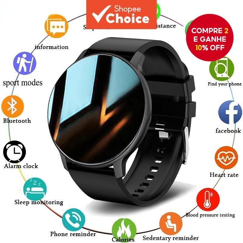 Relógio Digital Inteligente De Chamada Bluetooth Original Para Homens Com Tela De Toque Colorida Rastreador De Fitness E