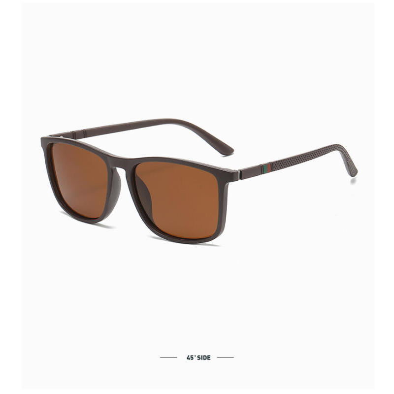 Óculos de Sol Quadrados para Homens, Polarizados, Leves, Óculos de Sol para Negócios, Óculos de Sol para Mulheres, Confo