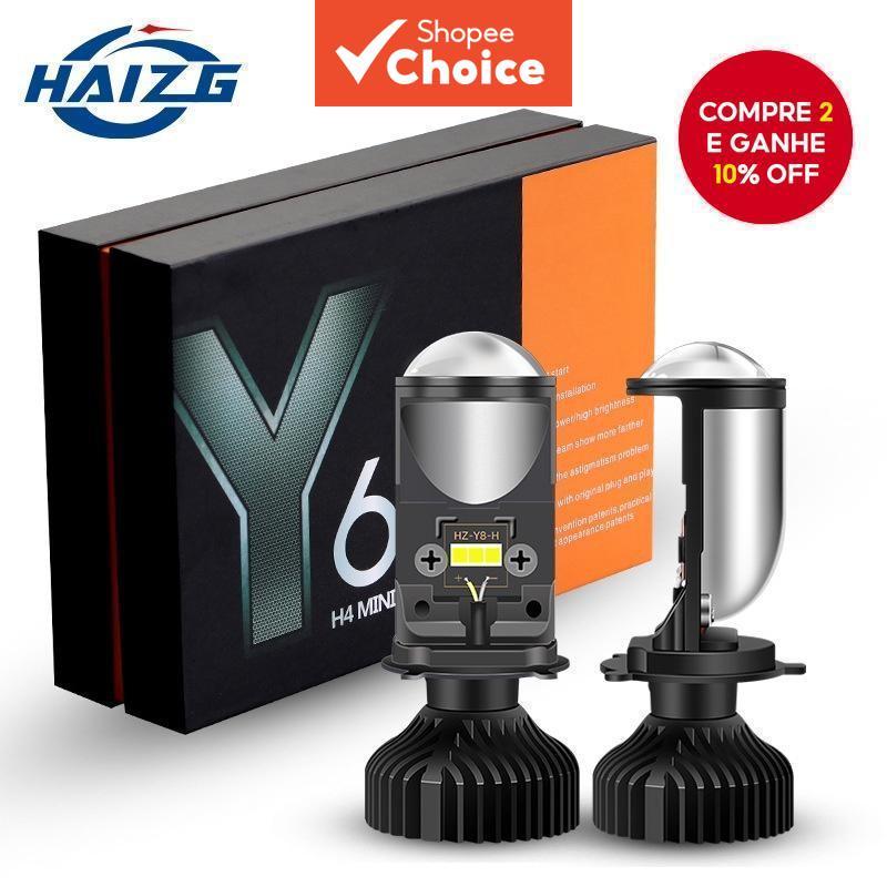 Lifestyle - Produto de sucesso em cross-border - Projetor mini LED de 1 peça, 360 graus sem pontos cegos, H4 24000LM 90W