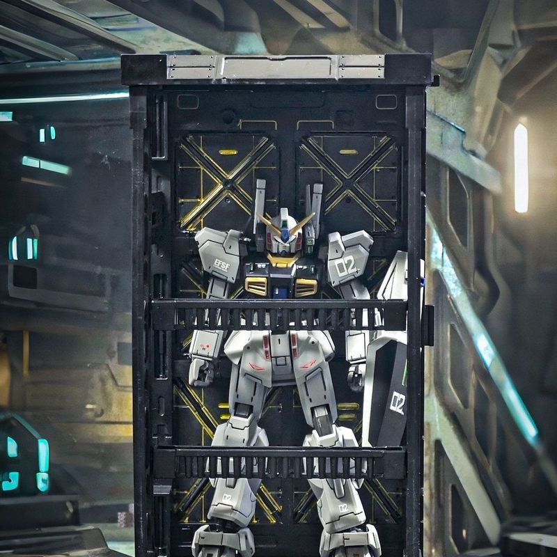 STAR-Mark Rabbit Ogu, Esquema de Cores Preto e Branco, Nova Edição Titans com Guna Hangar, Modelo de Montagem HG1/144