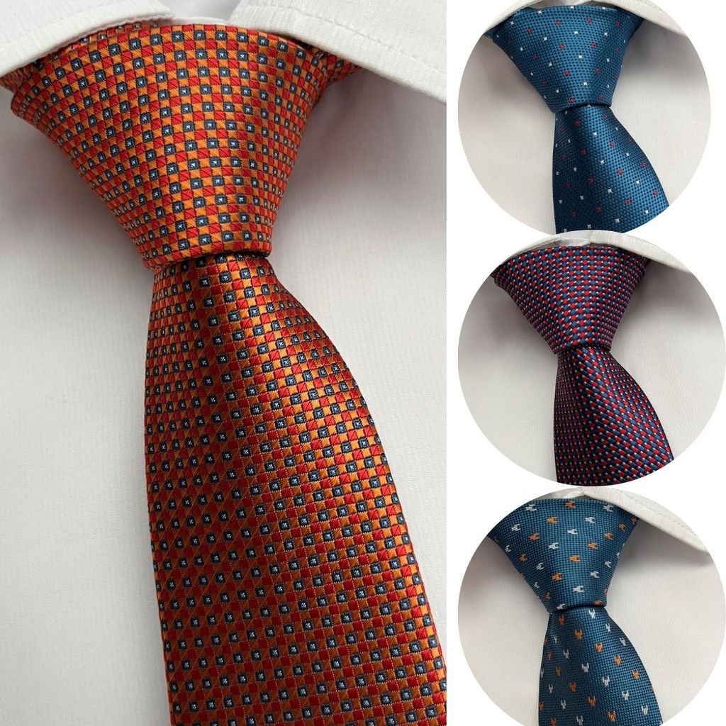 Gravatas Exclusivas DF Gravatas  Semi Luxo Feita à Mão Várias Cores- 2400 Fios em Oferta na Shopee