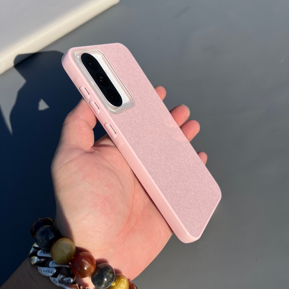Capa De Telefone Acrílico Brilhante Para Samsung S25 S24 S23 Ultra Plus FE A56 A55 A17 A16 A54 A36 A35 A34 A25 A24 A23 A