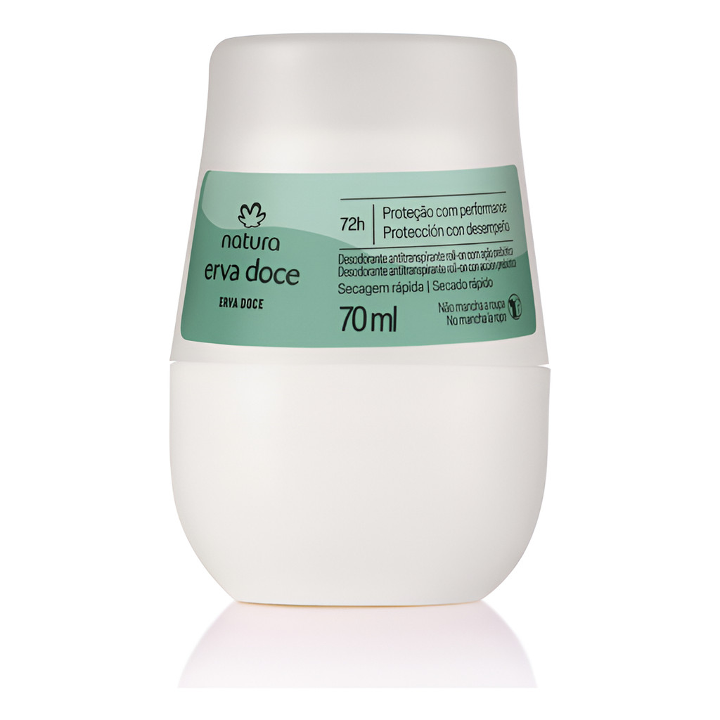 Erva Doce Desodorante Antitranspirante Roll-on 72hr Natura