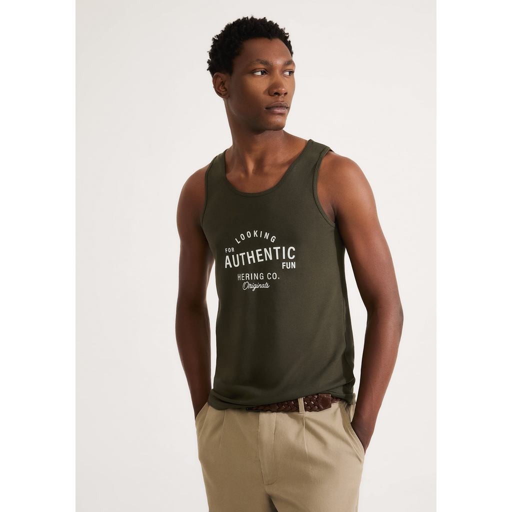 Regata Básica Masculina Slim Em Malha