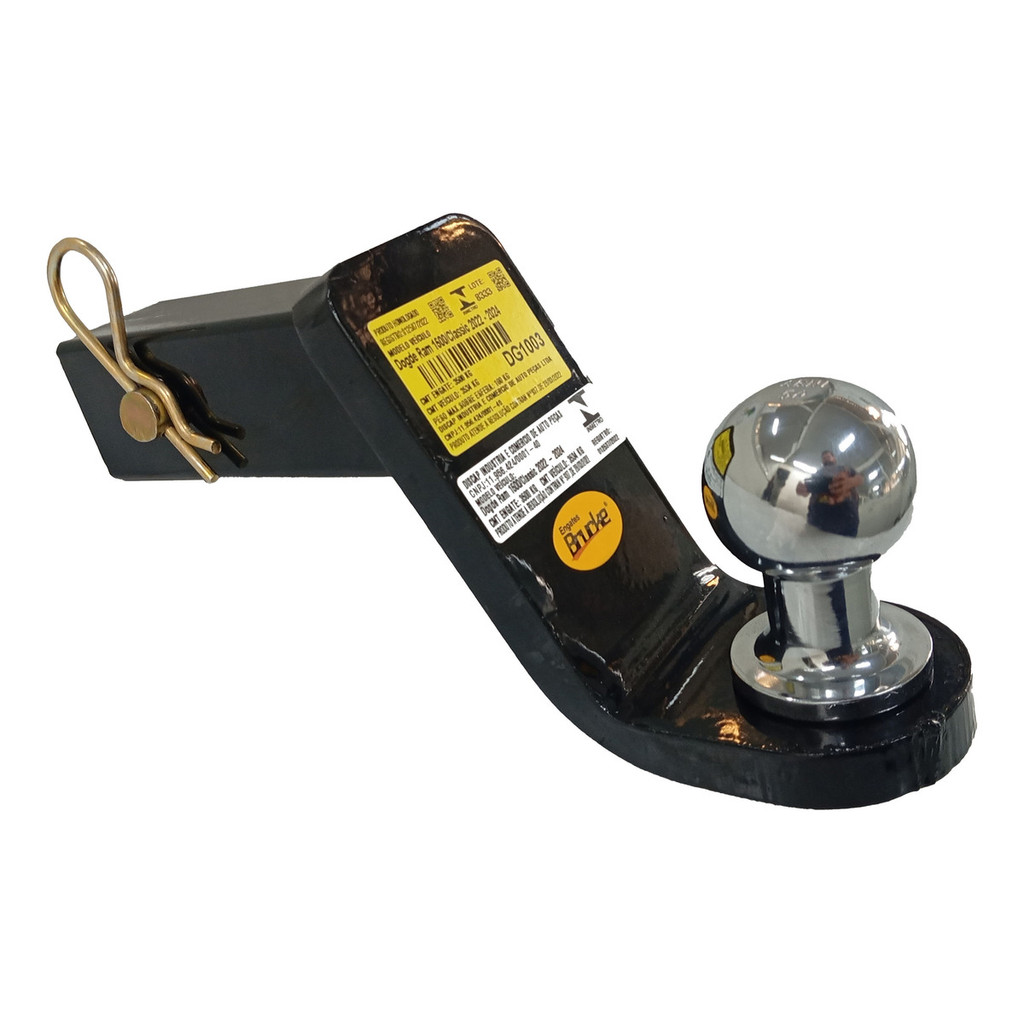 Imagem Engate Reboque Removível Ram Classic 1500 2022 a 2024 1500 Kg - Brucke DG1003