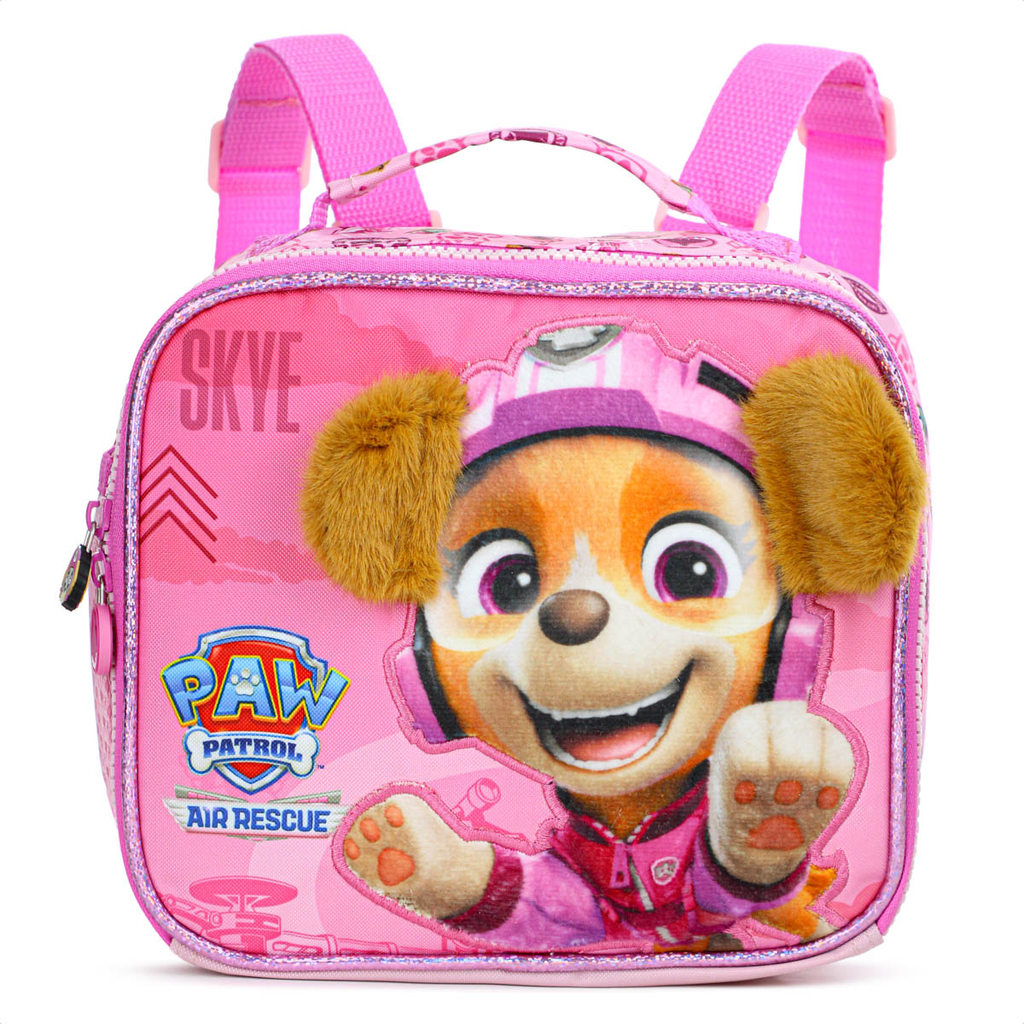 Lancheira Térmica Skye Patrulha Canina com Orelhas de Pelúcia
