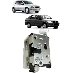 Fechadura Porta Traseira Celta 2000 a 2016 Prisma 2007 2008 2009 2010 2011 2012 2013 Predisposta Para Eletrica
