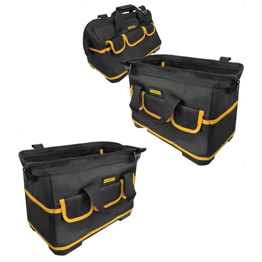 Bolsa Mala Maleta De Ferramentas Em Lona C/Fundo Reforcado Eletricista Encanador em Oferta na Shopee