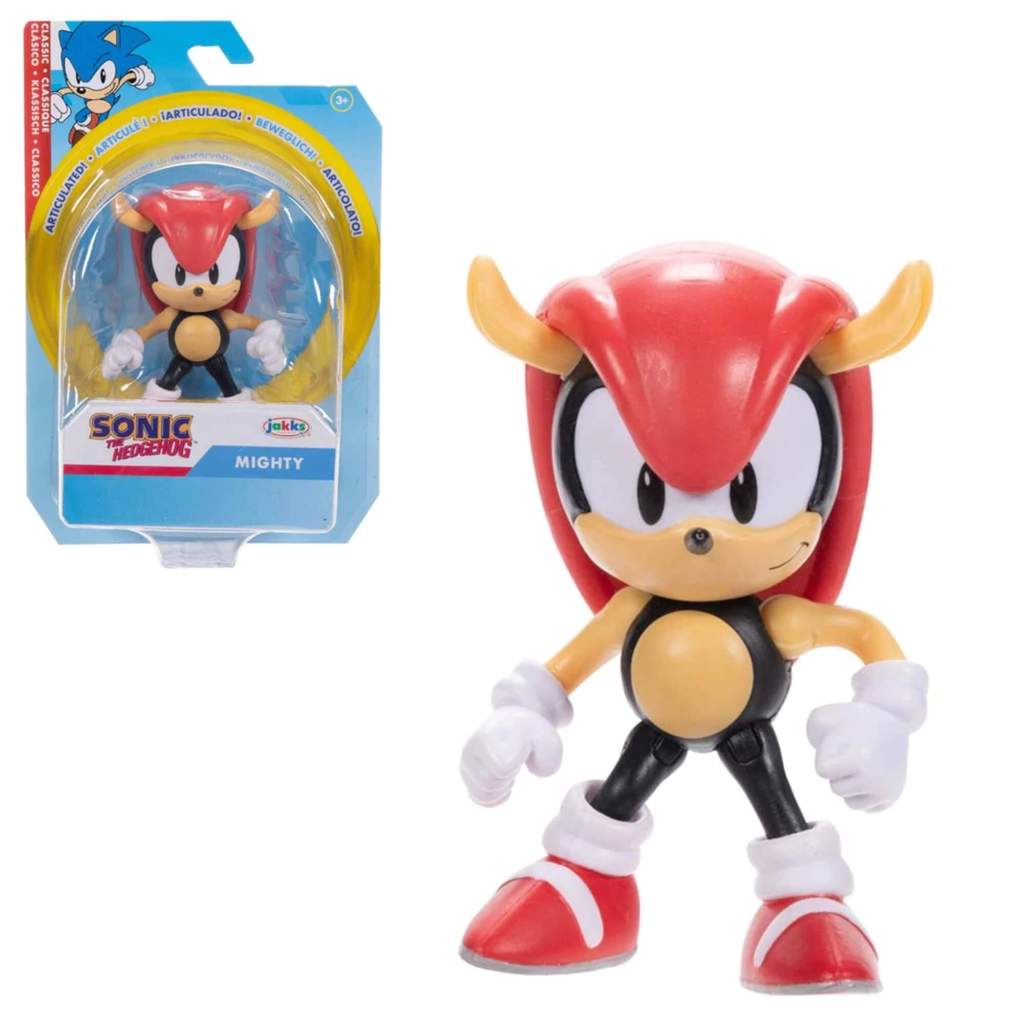Brinquedo Infantil Articulado Mighty Clássico 6cm do Universo Sonic Sunny - 004563