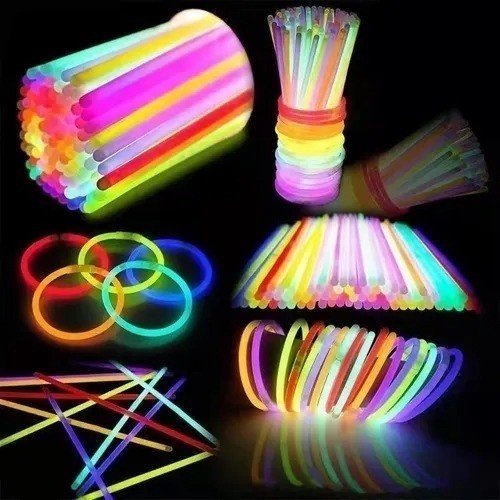 Pulseiras Neon 100 unidades Festas Casamento Balada Boa Qualidade