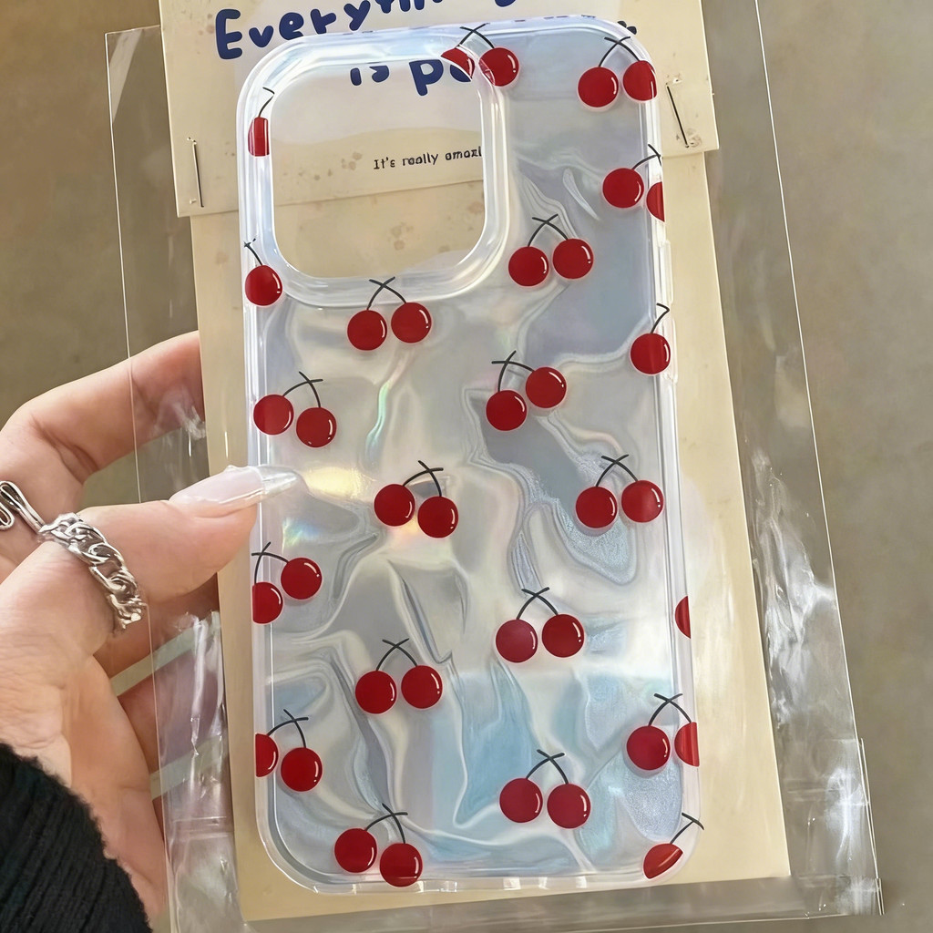 Samsung A16 A15 A56 A36 A55 5G A54 A14 A05S A34 A35 A32 A13 A04E Capa De Telefone Celular Vermelho Cereja em Oferta na Shopee