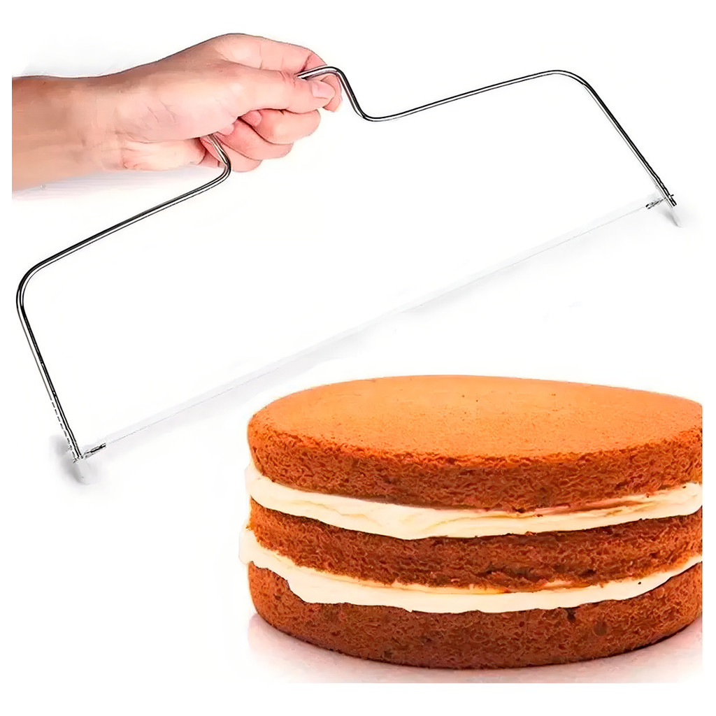 Cortador De Bolo Nivelador Ftiador 2 Linhas Aço Inox em Oferta na Shopee