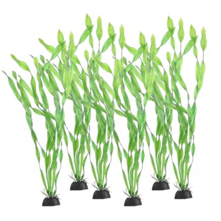 Planta Artificial 30cm Alga 6 peças Para decoração de Aquários em Oferta na Shopee