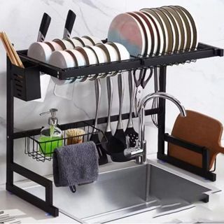 Escorredor de Louça Suspenso Modular Autoportante em Aço Reforçado – Cozinha Compacta 65 cm comprimento em Oferta na Shopee