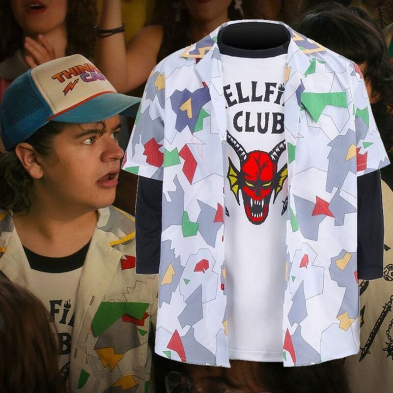 Camiseta Strangers Things 5 Club Hellfire Unissex lançamento em Oferta na Shopee