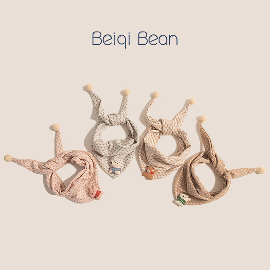 Outono inverno bebê estilo fino moda bonito triângulo cachecol meninos meninas bonito elegante cachecol quente à prova d