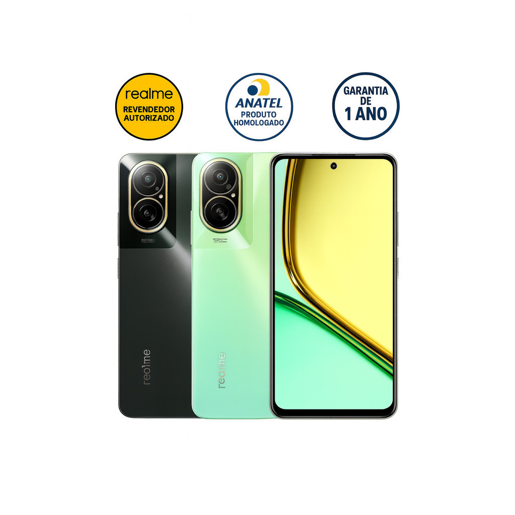 Celular Smartphone Realme C67 4g 256gb/8gb 128gb/4gb Ram Global Revendedor Autorizado Realme — R$ 1.999,00 em Shopee