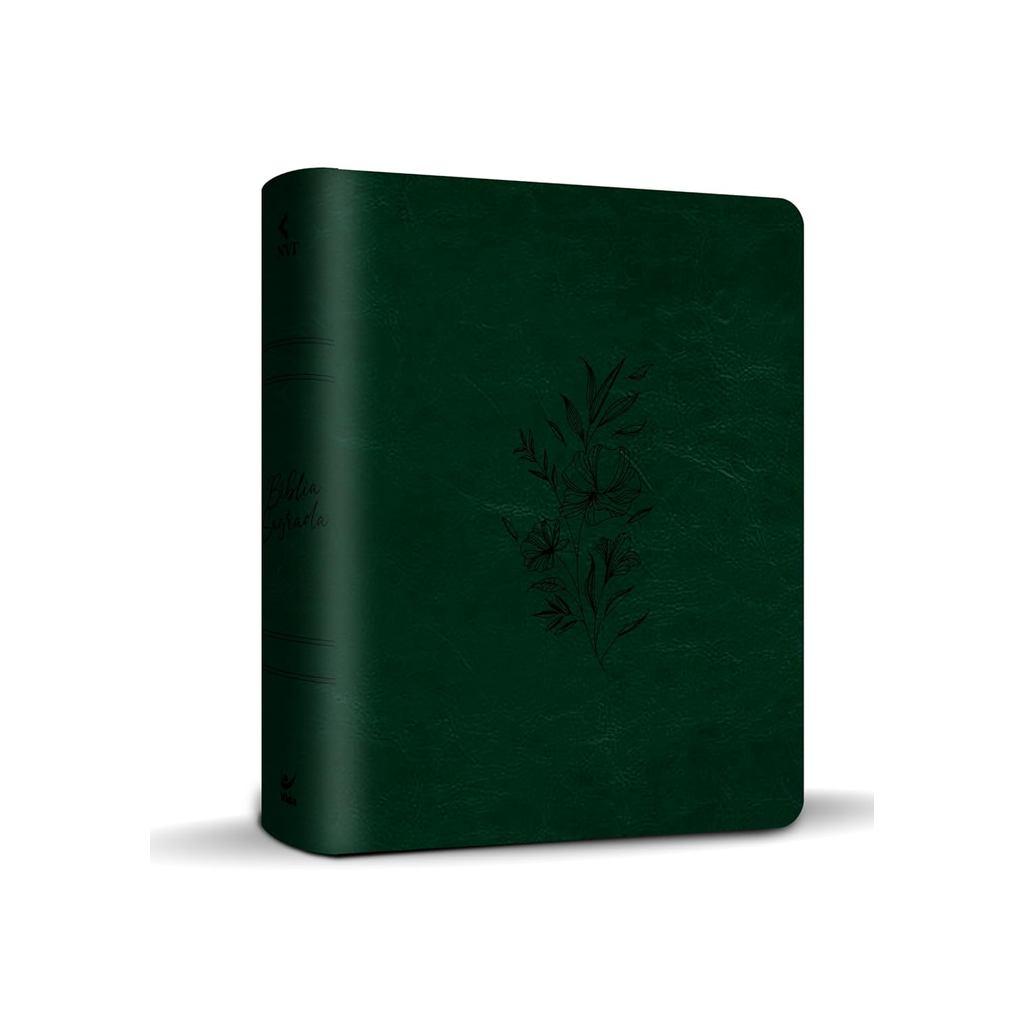 Bíblia Mulheres NVT | Viviane Martinello Espaço Para Anotações | Duas Colunas | Verde Musgo Floral em Oferta na Shopee