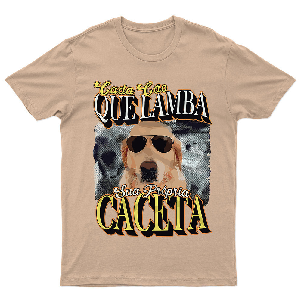Camiseta Engraçada Unissex Camisa Cada Cão Que Lamba Sua Caceta 100% Algodão Meme Estilo Casual