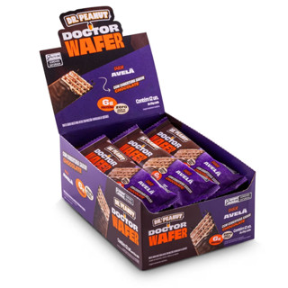Doctor Wafer Display Com 12 Unidades De 25g Sabor Avelã Dr Peanut em Oferta na Shopee