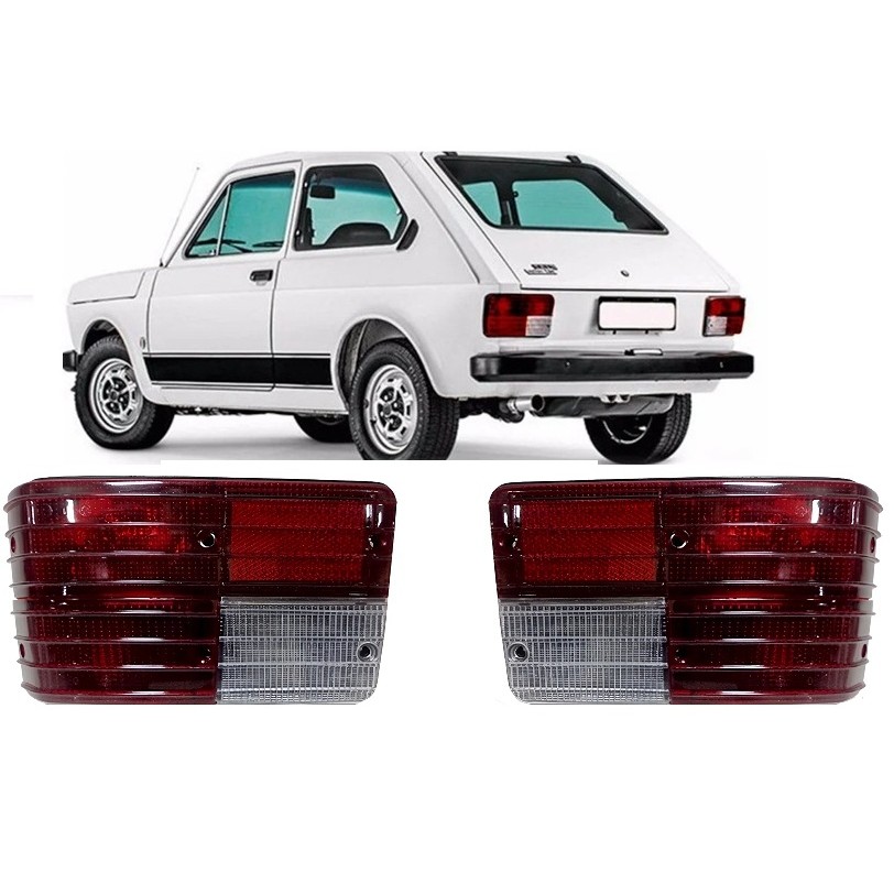 Lente Lanterna Traseira Fiat 147 1976 1977 1978 1979 1980 Europa 1978 1979 1980 1981 1982 1983 1984 1985 1986 Bicolor