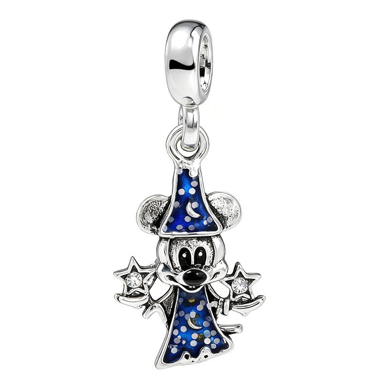 Berloques de Prata 925 Clássico Charme Olaf Camaleão Pulseira Acessórios Disney Série Colar Pingente  Jóias DIY