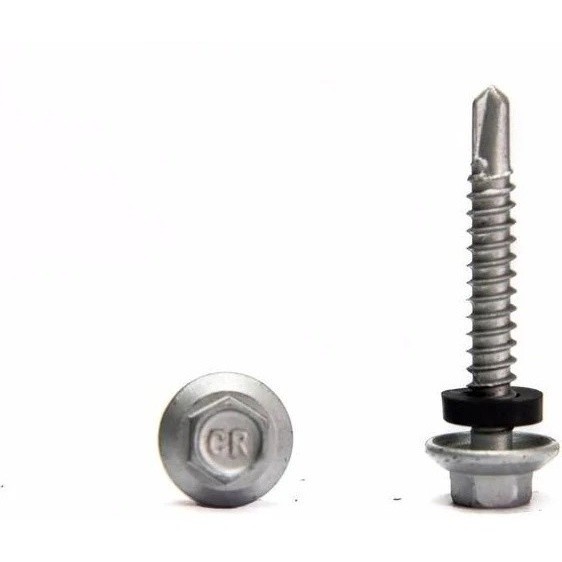 Parafuso Auto Brocante Telha Sanduíche 12 X 3 - 100 Pcs