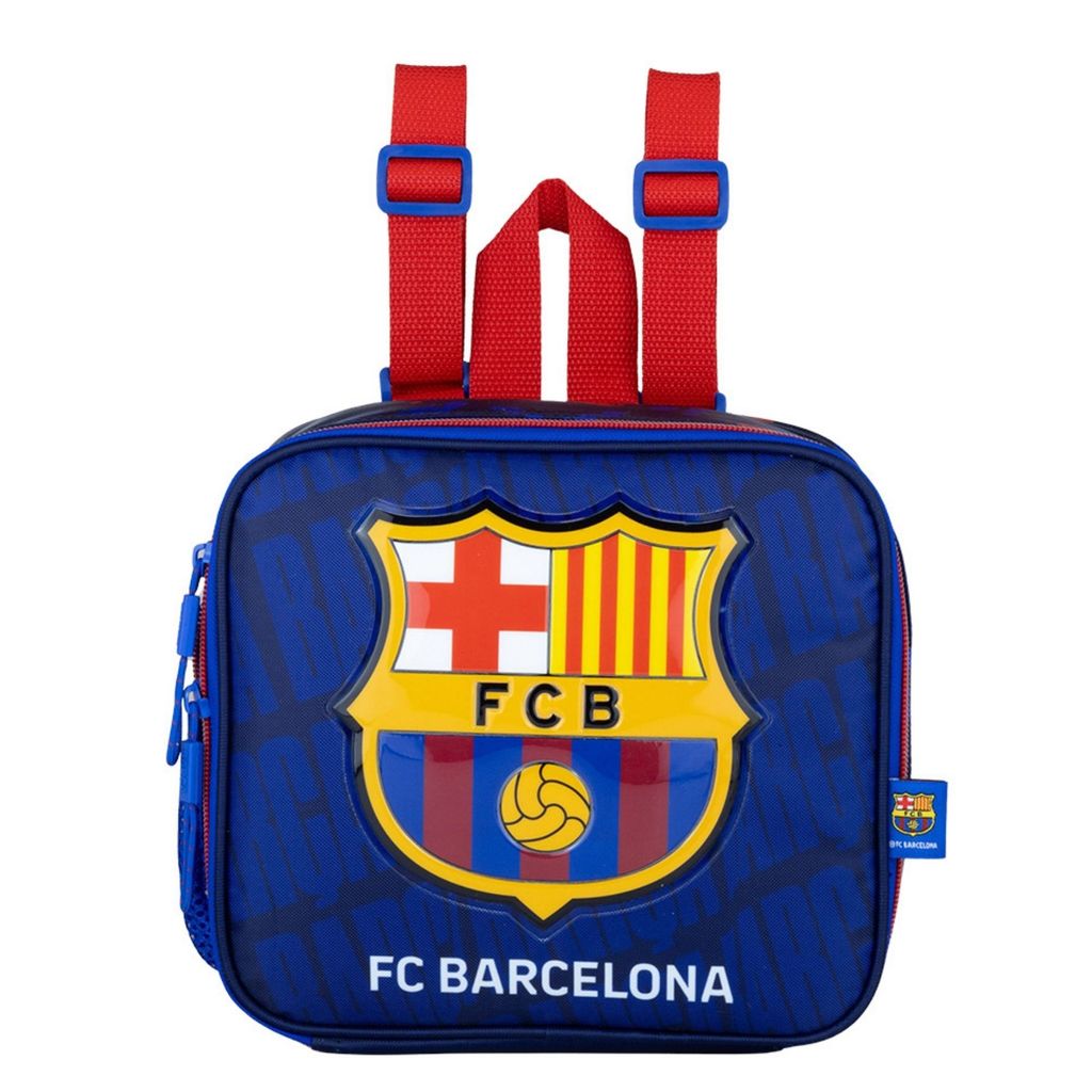 Lancheira Merendeira Escolar Térmica Infantil Menino Futebol Time Barcelona Original