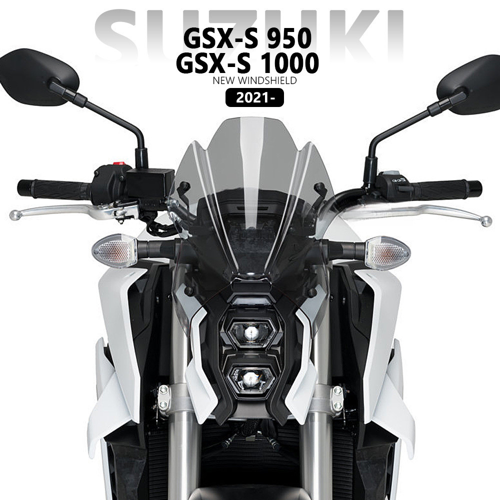 Para Suzuki GSX-S950 GSX-S1000 Novo defletor de para-brisa dianteiro de motocicleta Visor de para-brisa