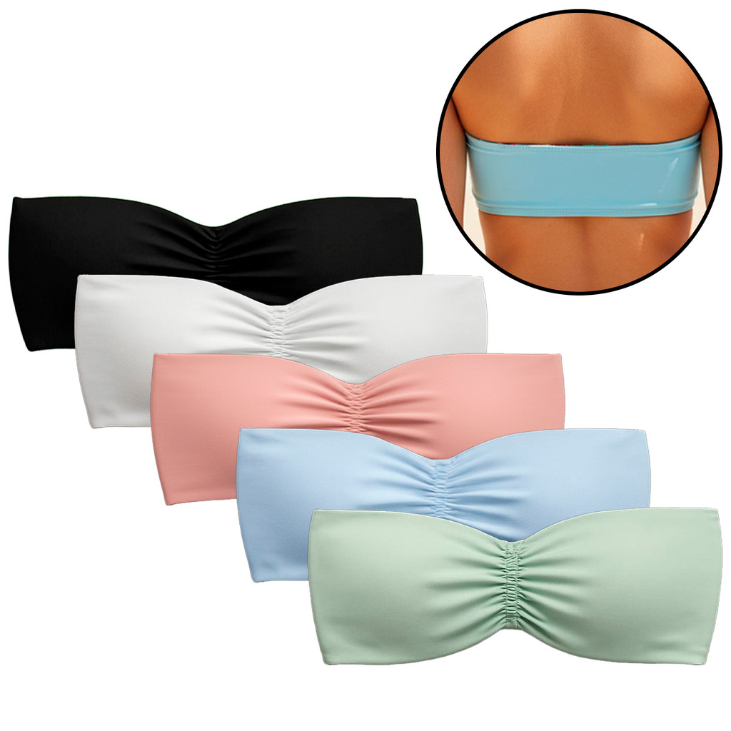 Kit 2 Top Faixa Juvenil Menina Moça com Bojo | Tomara que Caia Conforto Sustentação