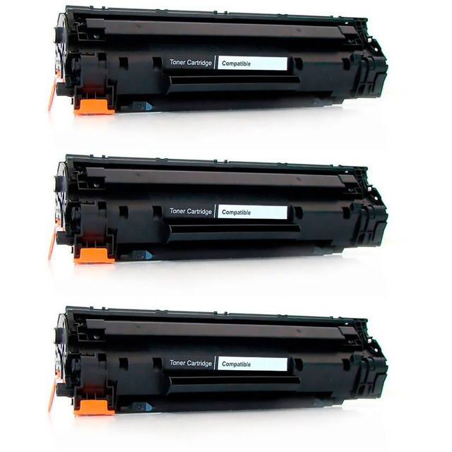 Kit 3 unidades Toner Compatível com HP CE285A 85A M1132 M1212 P1102