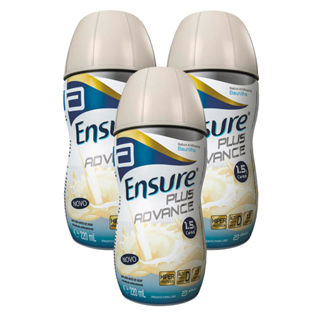 Kit 3 Ensure Plus Advance Baunilha 220ml em Oferta na Shopee