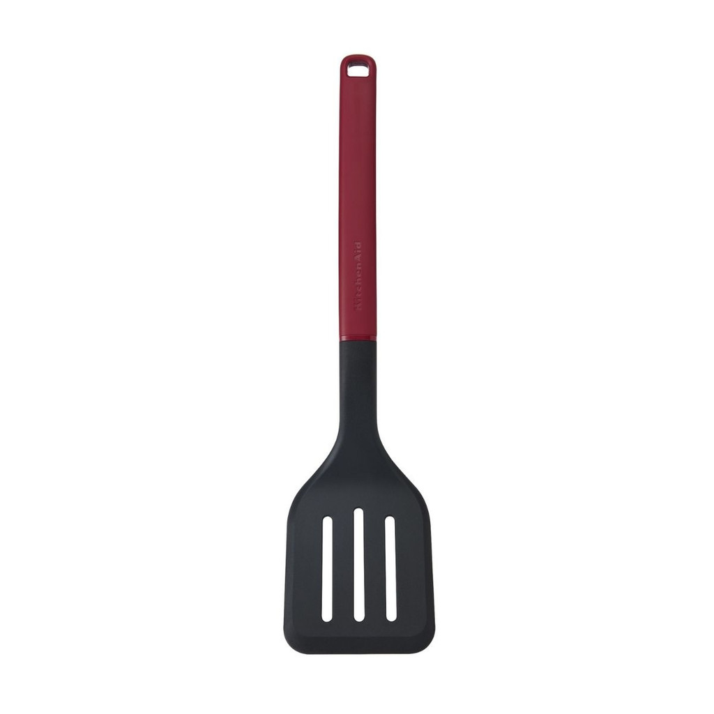 Espátula Perfurada 35cm Cozinha em Nylon Vermelha KitchenAid