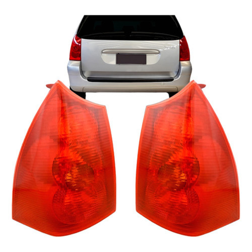 Par Lanterna Traseira Para Peugeot 307 Wagon Sw 2003 2004 2005 2006 Oferta