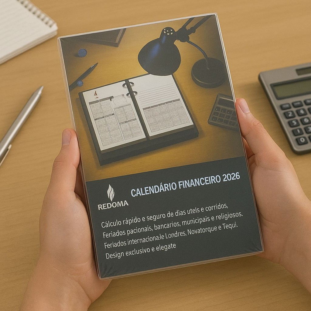 Refil Calendário Financeiro 2026 Redoma MOD 360 Agenda em Oferta na Shopee