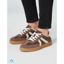 Tênis Molekinha Infantil Menina Casual Retrô Marrom Conforto Original