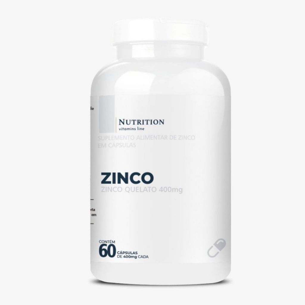 Zinco Quelato 60 cápsulas Nutrition Labs em Oferta na Shopee