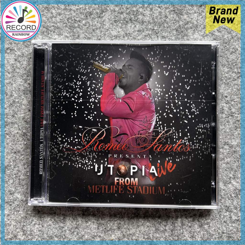 Romeo Santos Utopia Live From MetLife Stadium Original CD Album Lacrado Brand New IP0872 BMST