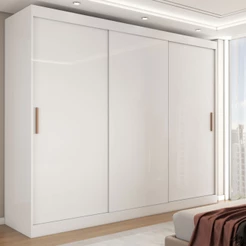 Guarda-Roupa Casal Harvard 3 Portas 2 Gavetas 100% MDF - Panorama Móveis